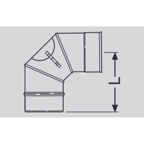 Reinigungswinkel 87° ew-silver 150 von Viessmann - 7539472