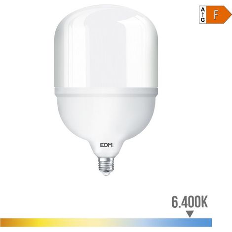 Bombilla industrial led, t160, e27, 60 w 6490 lm, 6400 k, luz fría, 220-240 v ø160 x 264 mm