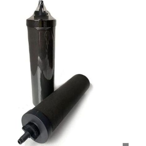 Filtre à eau BB9, lot de 2 noyaux charbon actif fritté pour système purification eau Berkey Desktop (1/4)
