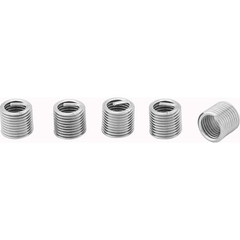 100 inserts filetés en acier inoxydable M5x0,8x2D