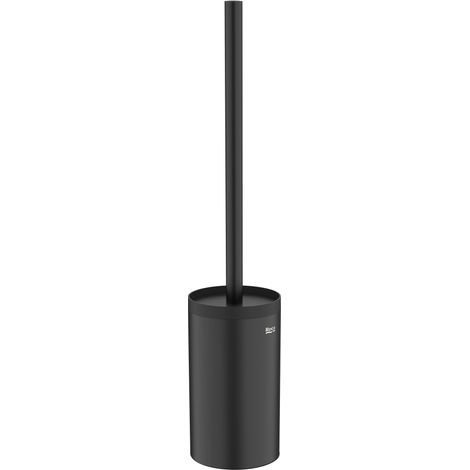 Ensemble de brosses de toilettes sur pied ROUND HOTELS - ROCA Couleur : Noir mat (1/2)