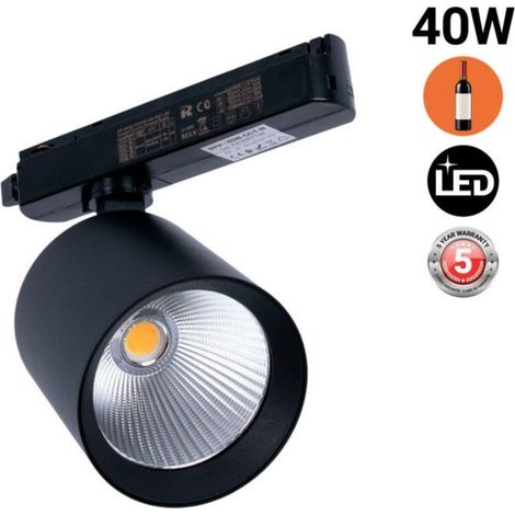 Proyector LED Para Carril Monofásico - 40W - Vinotecas - (1/5)