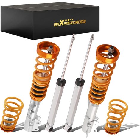 Kit de suspension à coilovers, Longueur 64 cm, Largeur 53 cm, Hauteur 34 cm, Taux de ressort avant 8 kg/mm, Taux de ressort arrière 6 kg/mm (1/5)