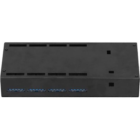 Relaisgehäuse mit RJ45-Anschluss, 16-Kanal-Leistungsverstärker-Chassis, Computerzubehör (1/4)
