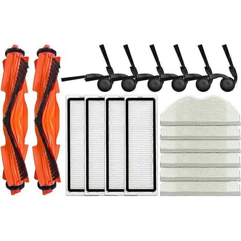 Accessoires pour aspirateur robot Xiaomi S40 / OV81 : brosse principale, chiffon de nettoyage, filtre HEPA et pièces de rechange (1/5)