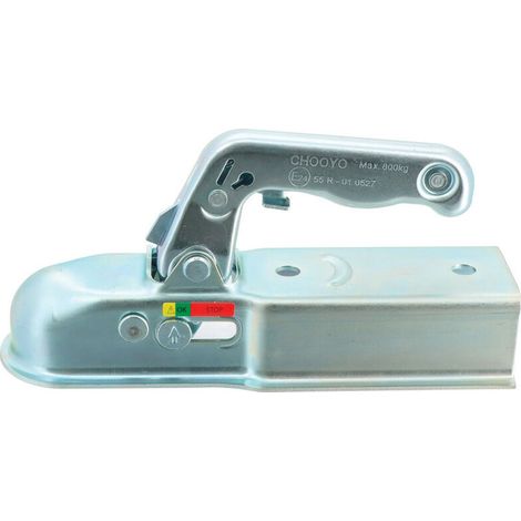 Tete d'attelage pour boule diamètre 5 cm, tube carré 6 cm