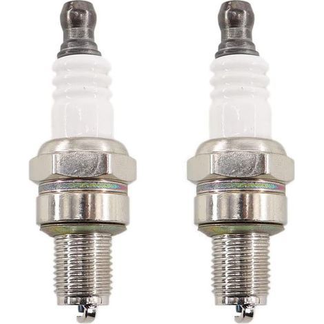Lot de 2 bougies d'allumage pour Stihl MS170 MS171 MS181 MS211 MS231 MS241 MS251 FS90 FS100 FS110 BG56 BG66 BG86 BR500 BR550 BR600 Remplace Bosch USR7AC NGK 33. 65 CMR6H (1/4)