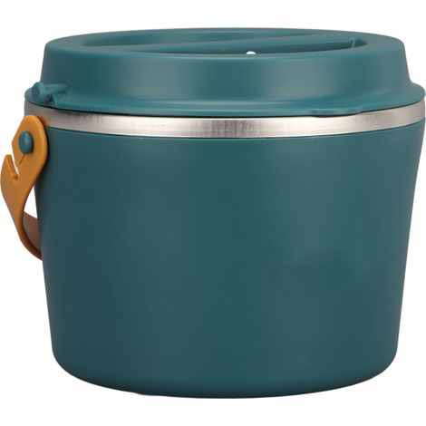 Portapranzo elettrico in acciaio inox, riscaldato e isolato, non necessita di aggiunta di acqua, comodo per i professionisti.