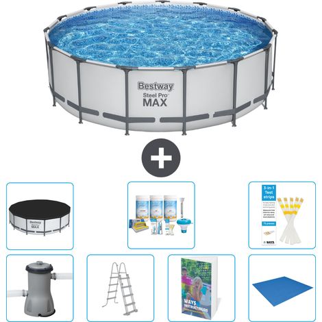Bestway Steel Pro MAX Rund - 488x122 cm - 8-teilig S599
