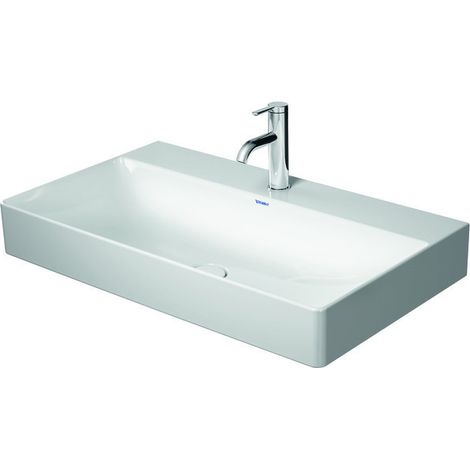 Duravit DuraSquare Waschtisch, 80x47cm, ohne Hahnloch, ohne (1/5)