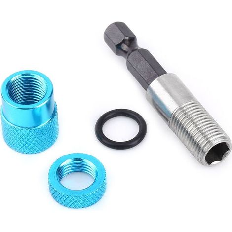 Portes Embout Magnétique Extension de Vissage Tournevis Bar Hex Shank Socket Adaptateur Foret pour électrique Tournevis 1/4inch Hex Longueur 60mm (1/4)