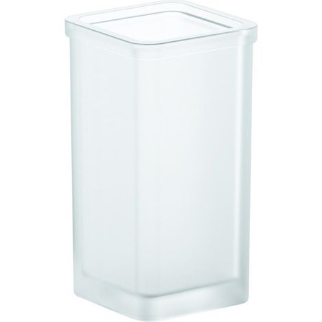 Grohe Selection Cube - Escobillero, vidrio opaco 40867000