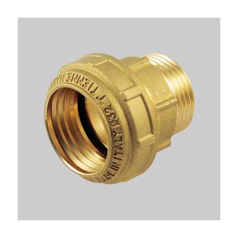 RACCORDO DIRITTO MASCHIO PN 25 COBRARING 25 x 3/4 TIEMME