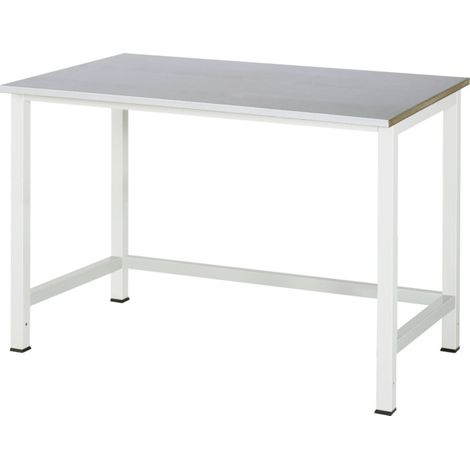 Rau table de travail plaque de recouvrement en tôle d'acier LxPxH 1250x800x825 mm (1/4)