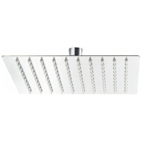 Pommeau de douche Carré 30x30cm Tête de douche Acier inoxydable (1/5)