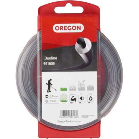 Fil débroussailleuse Rond 2 mm x 15 m Oregon Duoline (1/5)