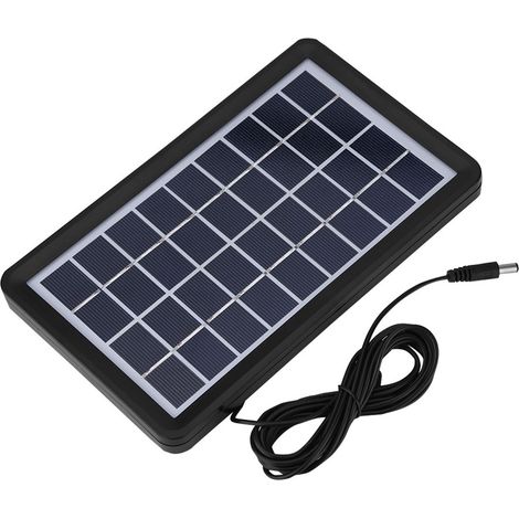 Wasserdichtes 9V 3W Solarpanel, polykristalline Siliziumzelle mit 93% Lichtdurchlässigkeit (1/5)