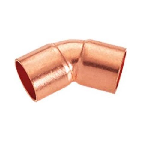 COUDURE EN CUIVRE À SOUDER FF 45° Dimensions : 7/8" FF 45°