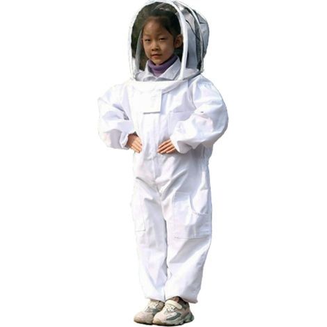 Salopette d'abeille pour enfants - Vêtements d'apiculteur pour enfants, Salopette de protection pour l'apiculture professionnelle (L) (1/4)