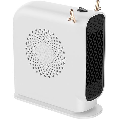 Chauffage électrique d'appoint à chauffage rapide, polyvalent et portable, idéal pour la maison et le bureau en hiver. Blanc, prise européenne 220 V. (1/5)
