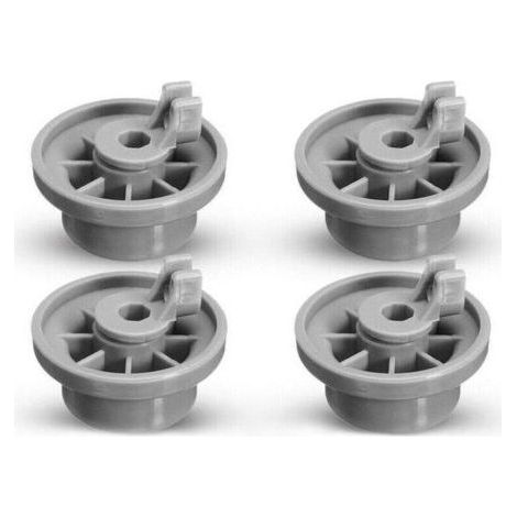 Lot de 4 Roulettes de Lave-vaisselle pour Panier Inférieur, roulettes panier lave-vaisselle,Roues de Lave-vaisselle pour Siemens, Bosch 165314 (1/5)