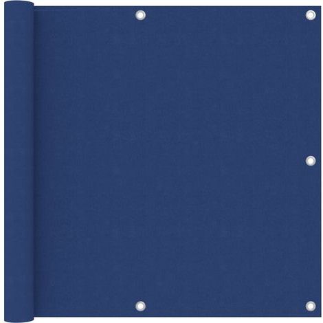 Écran de balcon brise pare vue protection confidentialité 90 x 300 cm tissu oxford bleu