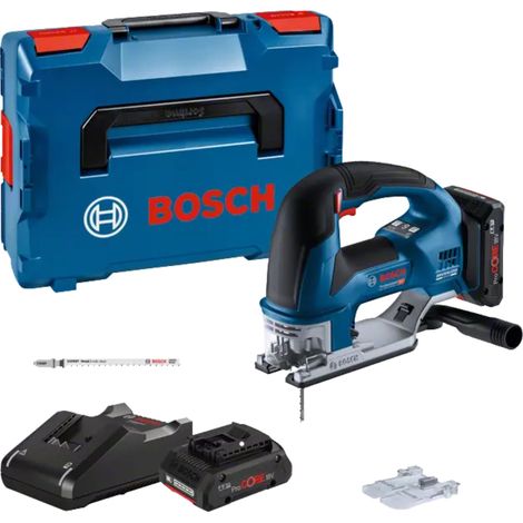 Seghetto alternativo a batteria Bosch GST 18V-155 BC, 2xProCORE18V 4,0Ah, caricabatterie e L-BOXX (1/5)