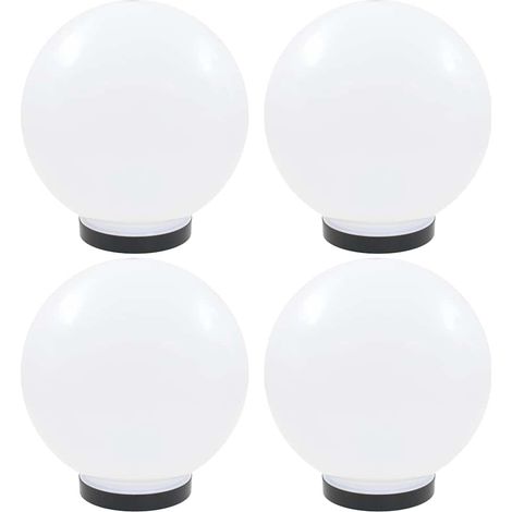 LED-Gartenleuchten 4 Stk. Kugelförmig 25 cm PMMA