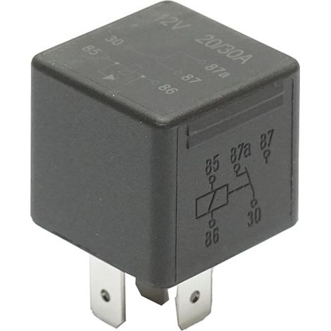 Relè 12V/20-30A Massey Ferguson, Valtra, Fendt Codice OEM V32906800 (1/3)