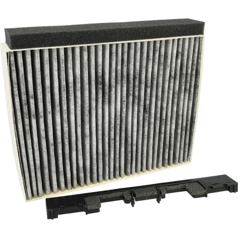 vhbw Aktivkohlefilter kompatibel mit Bosch DWW06D650B/01, DWW067A50/01, DWK098E50/01 Dunstabzugshaube + Halterahmen