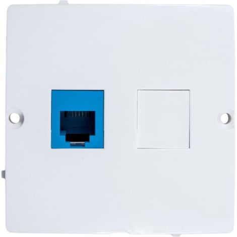 Simon Basic Einzel-RJ12-Telefonbuchse Weiß BMT1.02/11