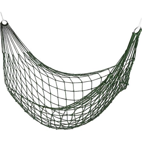 Hamac Filet, de Jardin pour Une Personne, Camping, léger pour intérieur et extérieur,Vert (1/5)