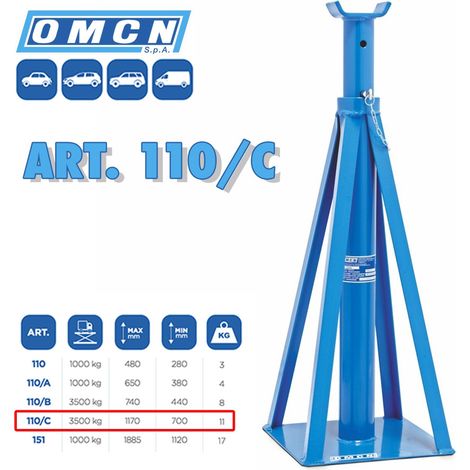Colonne De Support Pour Camion Capacité De Charge Ton. 3.5 Omcn 110/c 3500 Kg