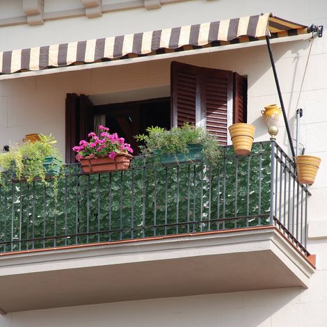 Schermo per la privacy a forma di foglia dedera set da 12 pannelli