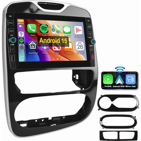Pour Renault Clio 4 2012-2019 Android 15 Autoradio Carplay GPS USB WIFI Type-C 2+32G