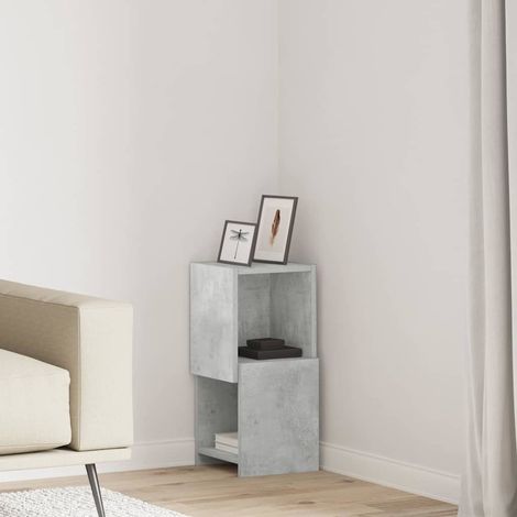 Eckschrank Beton Grau 25,5x25x55cm Holzwerkstoff