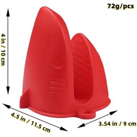 Gants de four - Silicone - Résistants à la chaleur - Antidérapants - Imperméables (1/4)