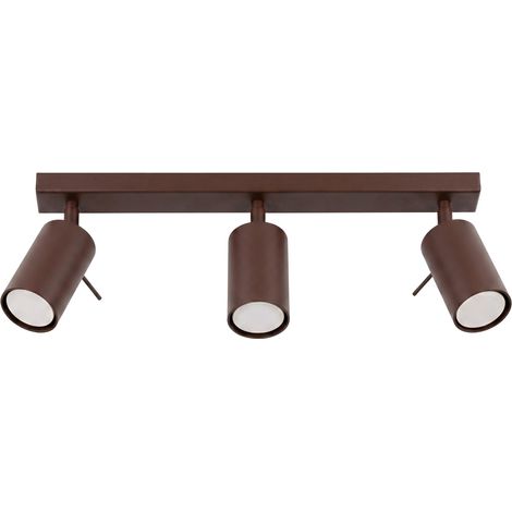 Deckenleuchten RING braun 3xGU10 45cm Stahl Sollux (1/5)