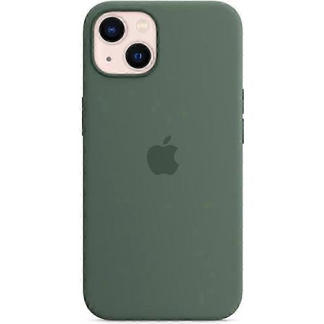 Coque arrière en silicone liquide W6d pour iPhone 13 compatible Magsafe N7z [Induction Popover] --jinmu3
