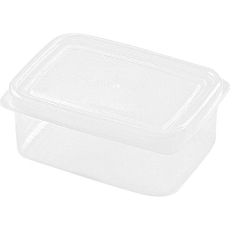 Boîte De Rangement Pour Réfrigérateur - Boîte De Congélation Pour Viande Et Aliments - Transparente Avec Couvercle Étanche - 11 x 8 x 4,6 cm - 1 Pièce (1/5)