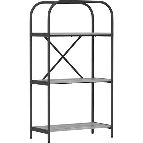 Maison Exclusive - Bücherregal Graues Sonoma 60 x 30 x 109 cm Hol