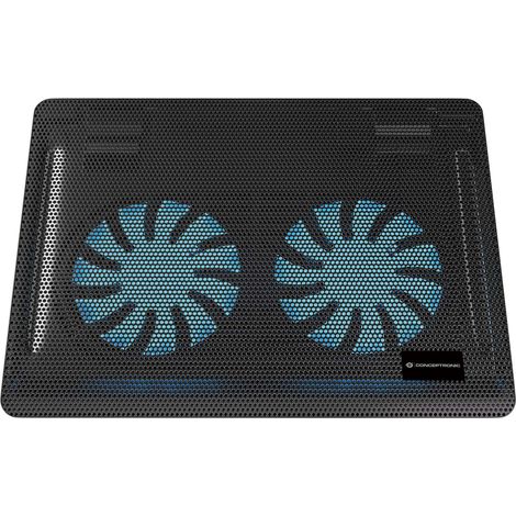 Conceptronic CNBCOOLPAD2F base di raffreddamento per laptop 39,6 cm (15.6") 1000 Giri/min Nero