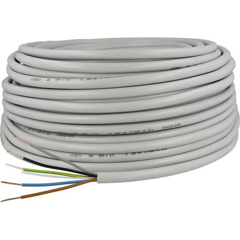 Câble sous gaine PVC 5 x 2,5 mm²  NYM-J