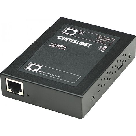 Splitter PoE+ Intellinet IEEE 802.3at af nero (1/5)