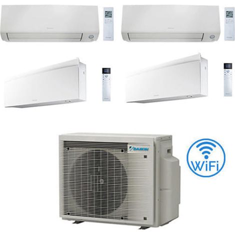 Climatizzatore GARANZIA ITALIA Daikin Perfera All Seasons + EMURA Quadri Split Inverter 7000 + 9000 + 12000 + 12000 BTU con U.E. 5MXM90A9 Classe A+++/A++ NOVITA'