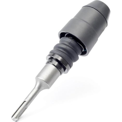 Adaptateur SDS-Plus vers SDS-Max de 21 cm (8-1/4 pouces), compatible avec marteau perforateur, en acier allié