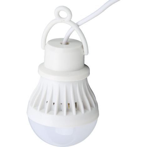 Energiesparende LED-Campinglampe, USB-Lampe mit Haken für Zelt, Wandern und Partys. (1/5)