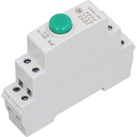 Bouton-poussoir sur rail DIN AC230V 2NO 2NC pour contacteur de démarrage magnétique, commande de ligne électrique JP9 Vert (1/5)