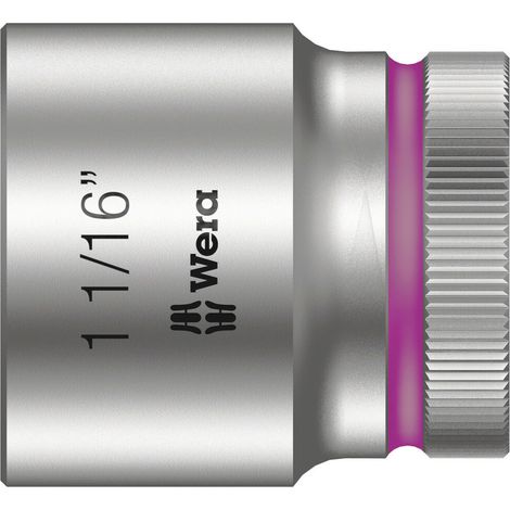 Wera 8790 HMC Zyklop-Steckschlüsseleinsatz mit 1/2"-Antrieb, 1 1/16" x 40 mm (1/5)