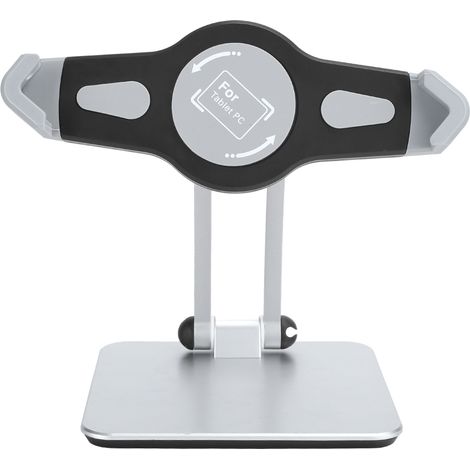 Multifunktionaler Tablet-PC-Ständer für 7-12 Zoll PCs, 360°-Drehung, Sockel aus Aluminiumlegierung. (1/5)